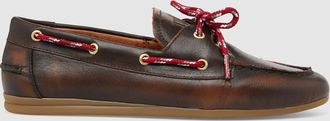 Toral Shoes Mocassins Kimana Gold Cuero