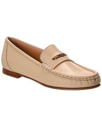 Chlo&eacute; Logo Leather Loafer