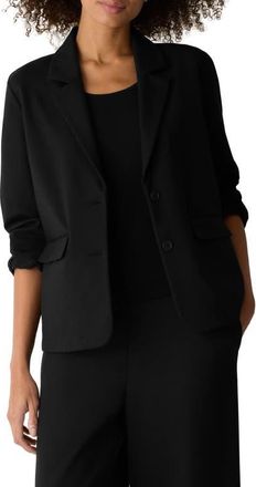 Eileen Fisher Easy Blazer in Black at Nordstrom, Size X-Large