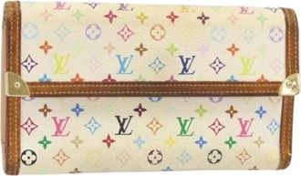 Louis Vuitton Pre-owned Canvas Portemonnee - Dames - Vintage Accessoires - Veelkleurig - ONE Size - Vintage