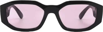 Versace Pink Geometric Unisex Sunglasses VE4361 GB1/84 53