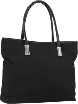 Gucci Pre-owned Tote Bag - Dames - Vintage Shopper - Zwart - ONE Size - Nylon - Vintage