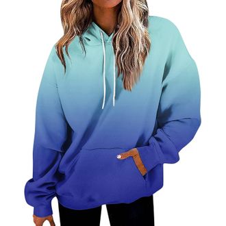 Generic womens jumpers,Hoodies for Women UK Oversized Sweatshirts Long Sleeve Shirts Cute Loose Y2K Clothes Fall Pullover Top Holiday Clothes Festival Outfits
