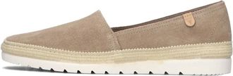 Verbenas Schoenen, Dames, Bruin, 42 EU, Su&egrave;de, Taupe Suede Espadrilles NOA