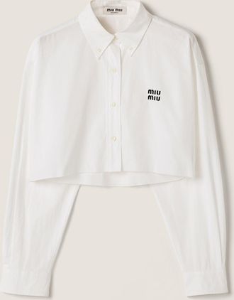 Miu Miu Poplin shirt