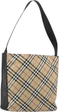 Burberry Pre-owned Shoulder Bags, female, Beige, Size: ONE SIZE Pre-owned Shoulder Bag