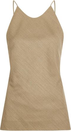 Calvin Klein Erin Wool-blend top - Light Brown - 46 (UK14 / L)