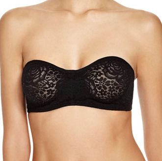 Wacoal Halo Lace Strapless Bra In Black
