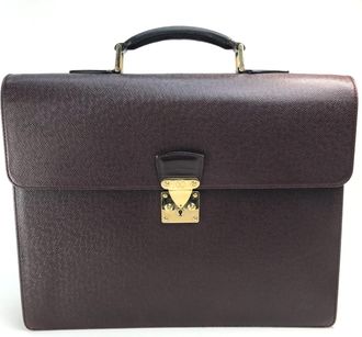 Louis Vuitton Brown Leather Briefcase (Pre-Owned)