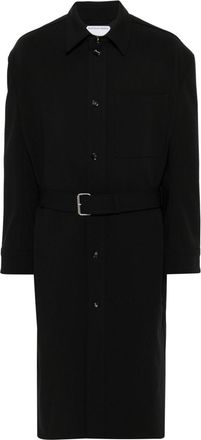 Bottega Veneta Belted Trench Coat - Mens - Polyamide/Elastane/Wool/ElastanePolyamideCottonWool