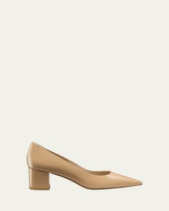 Stuart Weitzman Stuart Power Block-Heel Pumps