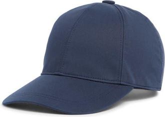 Vince Lux Adjustable 6-Panel Cotton Gabardine Baseball Cap in Coastal Blue at Nordstrom, Size Large