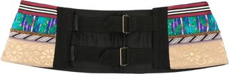 Dries Van Noten Floral-embroidered Belt