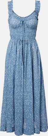 D&ocirc;en D&ocirc;en Emmaretta floral cotton voile midi dress