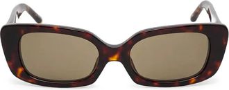 Magda Butrym rectangle-frame sunglasses - Brown