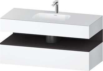Duravit Qatego Lavabo Encastrado Con Base De Lavabo Consola, - Duravit