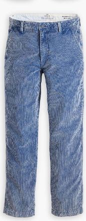 Levi's Mens Levis XX Chino Authentic Relaxed Corduroy Trousers in Blue Cotton - Size 34W/34L