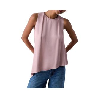 Liu Jo Dames, Tops, Roze, Maat: XL Satijn