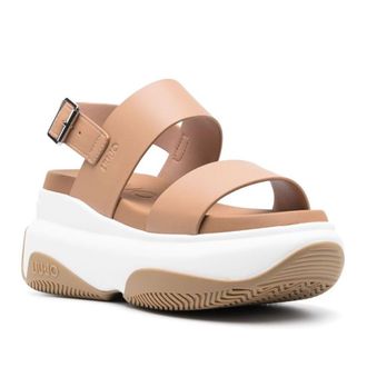 Liu Jo Brown June 06 Chunky Platform Open-Toe Sandals