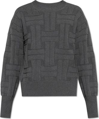 Kenzo Trui met ronde hals - Heren - Ronde hals truien - Grijs - L - Katoen - Truien & Vesten