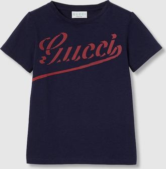 Gucci Kids logo-print Cotton T-shirt | White | FARFETCH