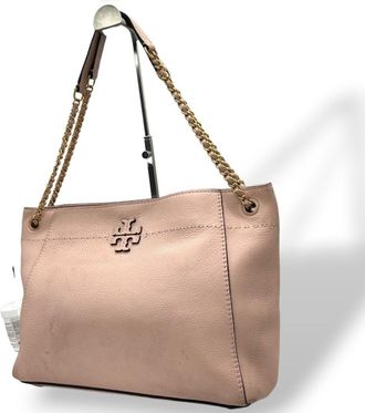 Tory Burch Pink Leather Handbag Shoulder Bag Tote Bag (Pre-Owned)