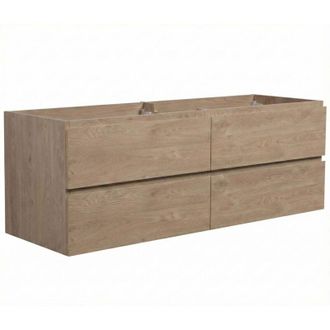Badplaats Mobile da bagno Angela 140cm - castagna - armadio mobiletto lavabo
