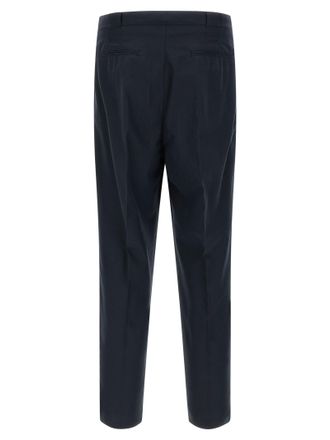 Brunello Cucinelli Mens Cotton Chinos Navy