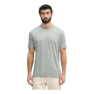 GANT T-shirts - Heren - T-shirts - Blauw - XL - Linnen - Tops