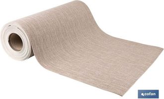 cofan Rollo De Alfombra Vin&iacute;lica Con Efecto Jaspeado Beige 84% Vinilo 16% Poli&eacute;ster 52 Cm X 20 M