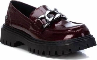 Xti Womens Moccasins In Burgundy