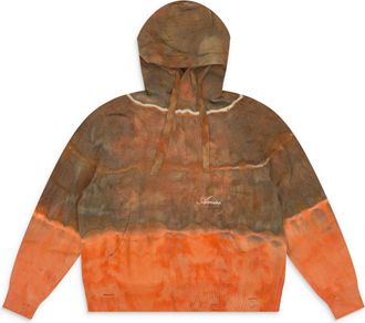 Amiri Orange Tie Dye Hoodie