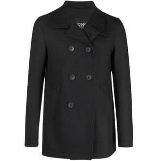 Herno Double-Breasted Blazer - male - Herno - Blazers - Black - 2XL - Jackets