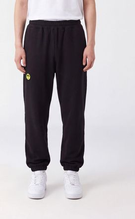Barrow Pantaloni jogging in jersey con logo a contrasto e vita elasticizzata