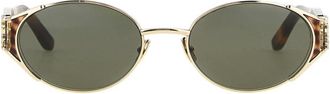 Saint Laurent Accessoires, Dames, Bruin, ONE Size, Nylon, SL M919 Zonnebril