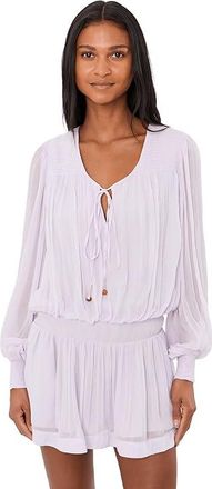 Free People Sunbeam Mini Womens Dress Orchid Hush : LG (Womens 12-14), Rayon