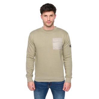 Duck and Cover Heren Trentforth Sweatshirt met ronde hals (Salie)