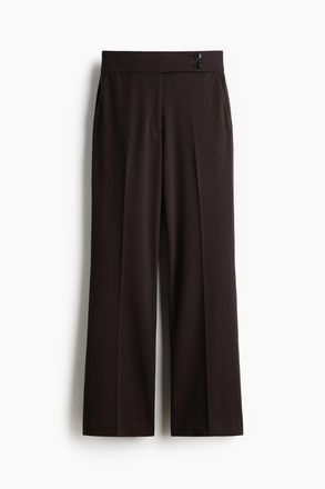 H&M Twillhose mit Bootcut Leg - Brown