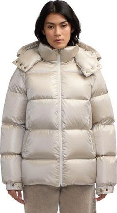 Pajar Womens Vivienne Boxy Short Channel Quilted Puffer in Champagne at Nordstrom, Size Small