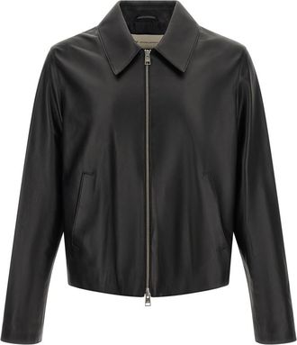 Ami Black Shirt Collar Jacket