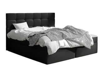 Mirjan24 Cama Continental Comfivo Osculum I, Soft 011, Doble, Continental, 160x200, Cuero Ecol&oacute;gico, Somieres, 163x206x112cm