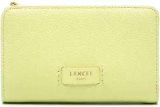 Lancel Ninon leather wallet - women - Nylon/Calf Leather - One Size - Green