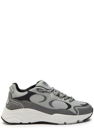Cleens Pulse Runner Panelled Mesh Sneakers - Grey - 41.5 (IT41.5 / UK7.5)