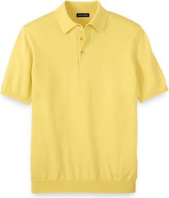 Paul Fredrick Supima Cotton Three Button Polo