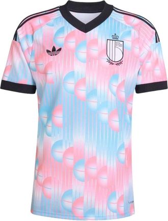adidas Belgium 26 Away Jersey Asia Sizing Frozen Blue Black JM8386
