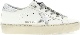 Golden Goose Hi-Star Sneakers Silver