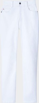 Lafayette 148 New York High Rise Straight Ankle Reeve Jean