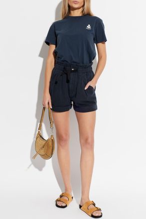 Isabel Marant Nirma Shorts, Womens, Navy Blue