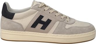 Hogan H 668 Allacciato H Banda - Heren - Sneakers - Beige - 43 1/2 EU - Schoenen