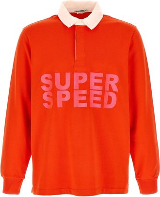 J.W.Anderson J. W. Anderson-Super Speed Polo Rosso-Uomo